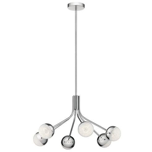 Elan Moonlit Chandelier 6 Light LED Model: 84032