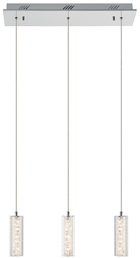 Elan Neruda‚Ñ¢ Cool White LED 3 Light Linear Pendant Model: 83401