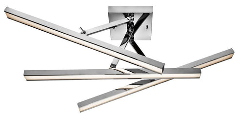 Elan Rozi Warm White LED Semi Flush W Adjustable Swing Model: 83278