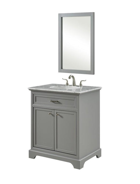 Elegant Decor 30 Inch . Single Bathroom Vanity Set Inch Model: VF15030GR