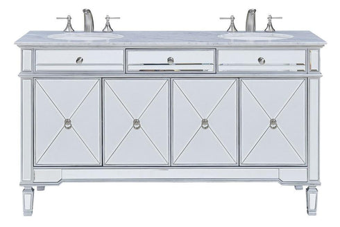 Elegant Decor Camille 60 Inch . Double Bathroom Vanity Model: VF-1102