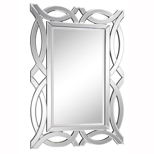Elegant Decor Modern 28 In. Contemporary Mirror In Clear Model: MR-3347