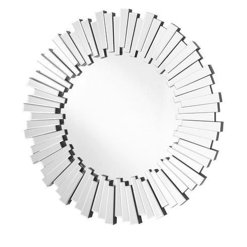 Elegant Decor Modern Sparkle 31.5 In. Contemporary Round Mirror In Model: MR9139