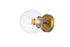 Living District 1 Light Mimi Six Inch Dual Flush Mount And Bath Model: LD2450BK