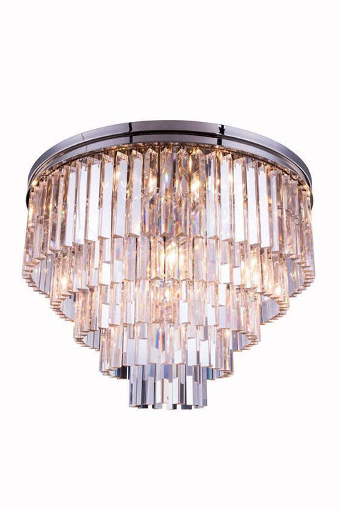 Elegant Lighting 1201F32PN/RC Sydney Flush Mount