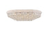 Elegant Lighting 1800F48 Primo 33 Light Flush Mount