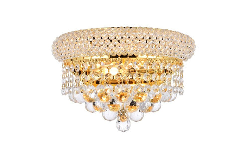 Elegant Lighting 1802W12 Primo 2 Light Wall Sconce
