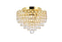 Elegant Lighting 1902F14 Century 4 Light Flush Mount