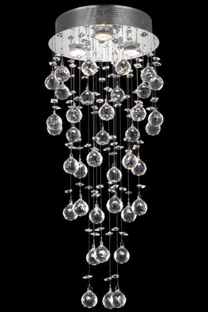 Elegant Lighting 2006F12 Galaxy 3 Light Flush Mount