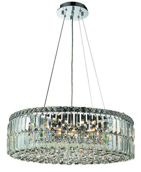 Elegant Lighting 2030D24 Maxim 12 Light Chandelier
