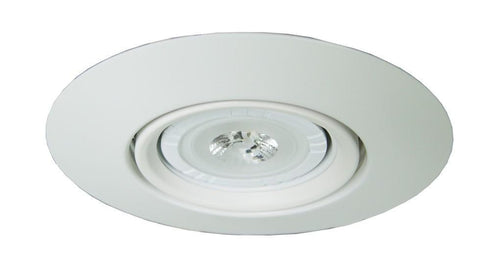Elegant Lighting 5 Inch Matte White Gimbal Ring Par30/r30 Lamp Model: RE517MW
