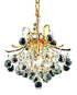 Elegant Lighting 8000D12 Toureg 3 Light Pendant Chandelier