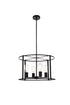 Living District Agnys 4 Light Pendant Model: LD7057D20BK