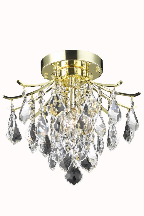 Elegant Lighting Amelia 3 Light Flush Mount Model: LD8100F12C