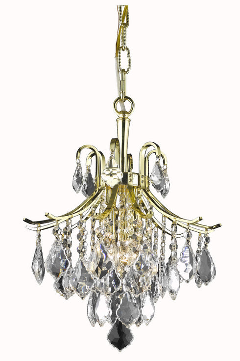 Elegant Lighting Amelia 3 Light Pendant Model: LD8100D12C