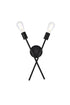 Living District Armin 2 Light Sconce Model: LD7053W7BK