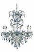 Elegant Lighting Athena 10 Light Chandelier Model: 9710D29PW-GT/SS