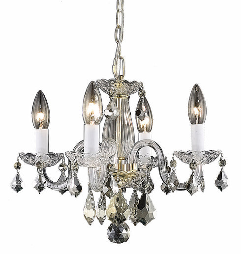 Elegant Lighting Azalea 4 Light Pendant Model: LD7804D15G