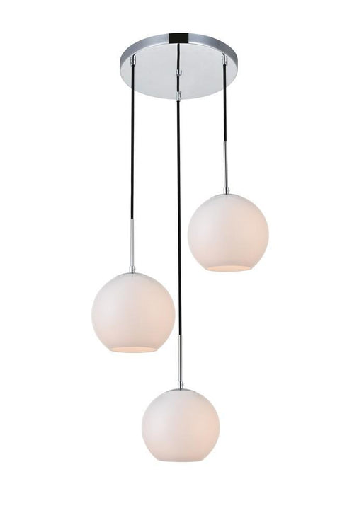Elegant Lighting Baxter 3 Light Pendant Model: LD2209C