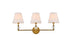Living District Bethany 3 Light Vanity Model: LD7023W24BK