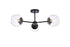 Living District Briggs 3 Light Flush Mount Model: LD648F26BK