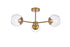 Living District Briggs 3 Light Flush Mount Model: LD648F26BK