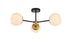 Living District Briggs 3 Light Flush Mount Model: LD649F26BK