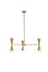 Living District Cade 6 Light Pendant Model: LD650D34BK