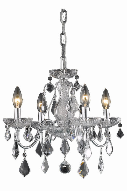 Elegant Lighting Calista 4 Light Pendant Model: LD2015D17DB