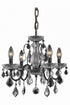 Elegant Lighting Calista 4 Light Pendant Model: LD2015D17DB