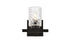 Living District Cassie 1 Light Sconce Model: LD7025W7BK