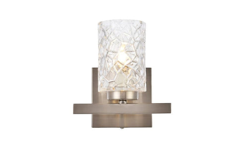 Living District Cassie 1 Light Sconce Model: LD7025W7BK