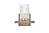 Living District Cassie 1 Light Sconce Model: LD7025W7BK