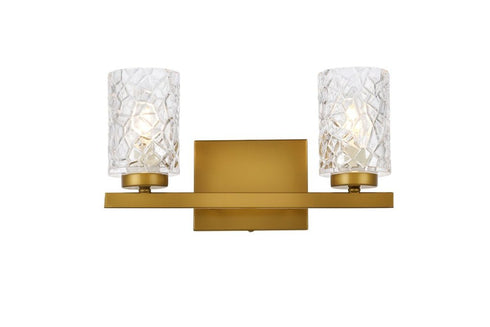 Living District Cassie 2 Light Vanity Model: LD7026W14BK