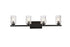 Living District Cassie 4 Light Vanity Model: LD7028W32BK