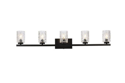 Living District Cassie 5 Light Vanity Model: LD7029W41BK