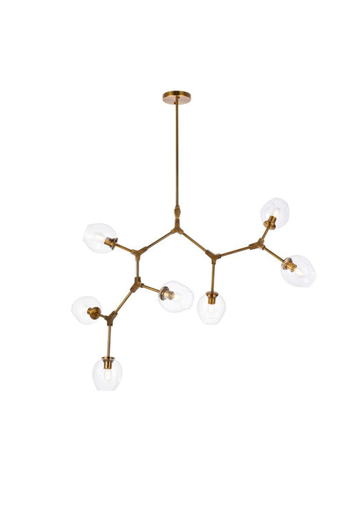 Elegant Lighting Cavoli 7 Light Chandelier Model: 1712G57BR