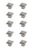 Elegant Decor Cecil 1.3 Inch Matte Black Square Knob Model: KB2025-MB-10PK