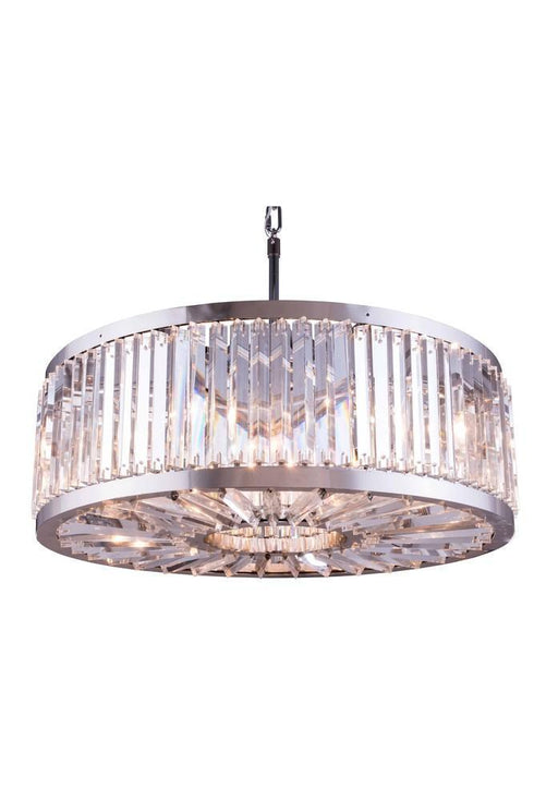 Elegant Lighting Chelsea 10 Light Pendant Model: 1203D35MB/RC