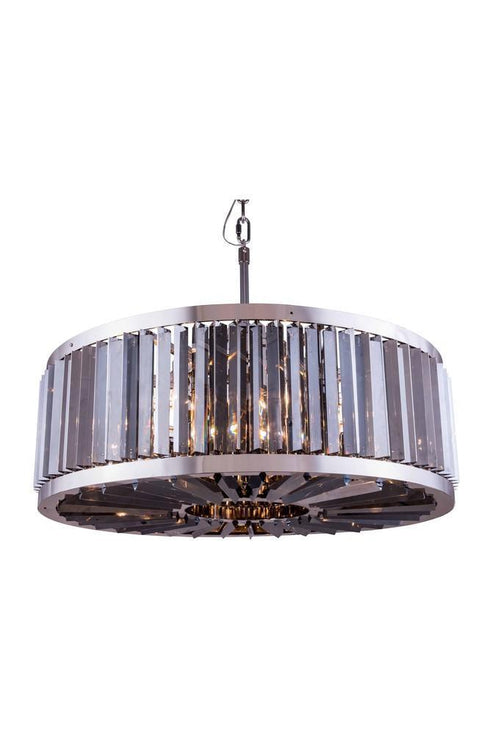 Elegant Lighting Chelsea 10 Light Pendant Model: 1203D35MB/RC