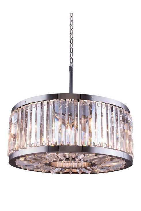 Elegant Lighting Chelsea 8 Light Pendant Model: 1203D28MB/RC