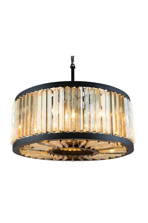 Elegant Lighting Chelsea 8 Light Pendant Model: 1203D28MB/RC