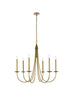 Living District Cohen 6 Light Pendant Model: LD810D36BK