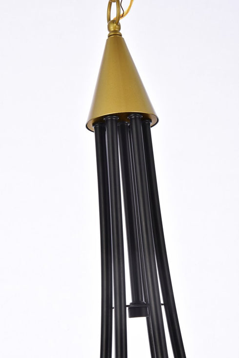 Living District Cohen 6 Light Pendant Model: LD810D42BK