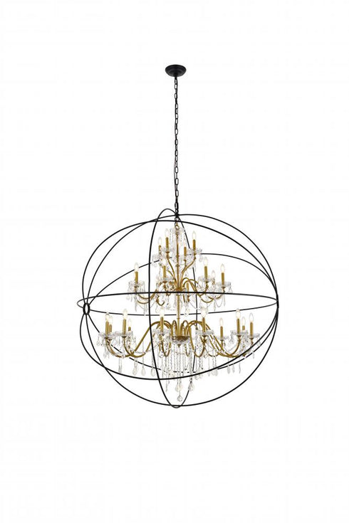 Living District Cordelia 24 Light Pendant Model: LD8801D60GB