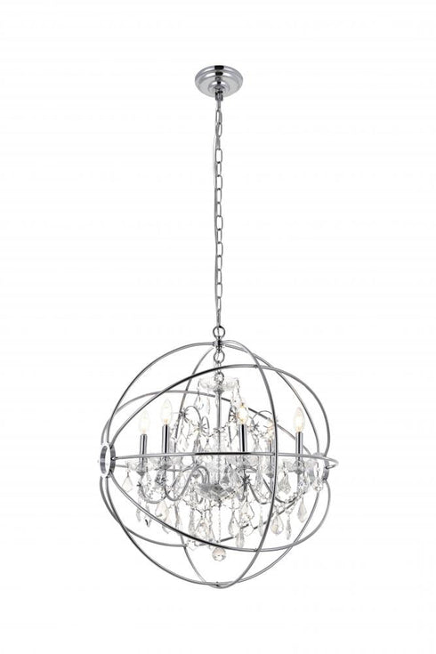 Living District Cordelia 6 Light Pendant Model: LD8801D25BK