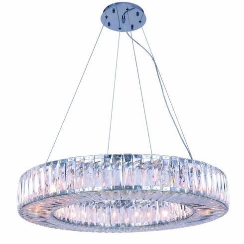 Elegant Lighting Cuvette 24 Light Chandelier Model: 2116D32C/RC