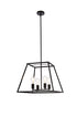 Living District Declan 4 Light Pendant Model: LD720D20BK