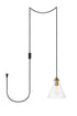 Living District Destry 1 Light Pendant Model: LDPG2244BK