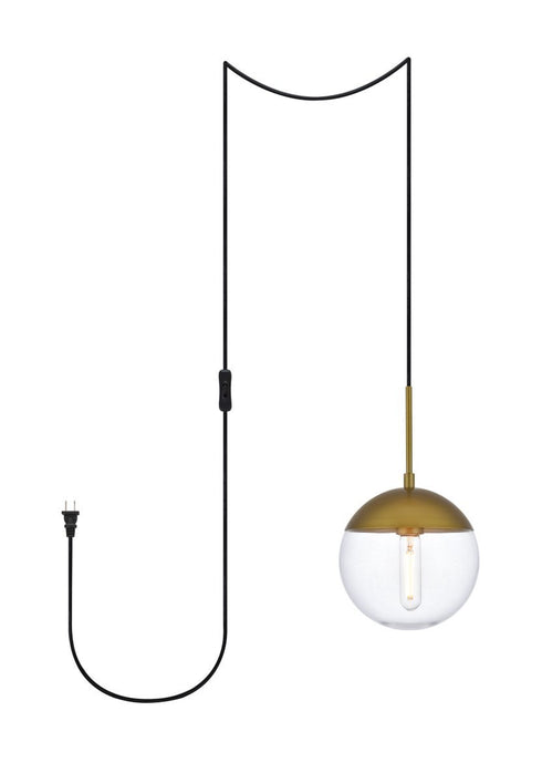 Living District Eclipse 1 Light Pendant Model: LDPG6031BR